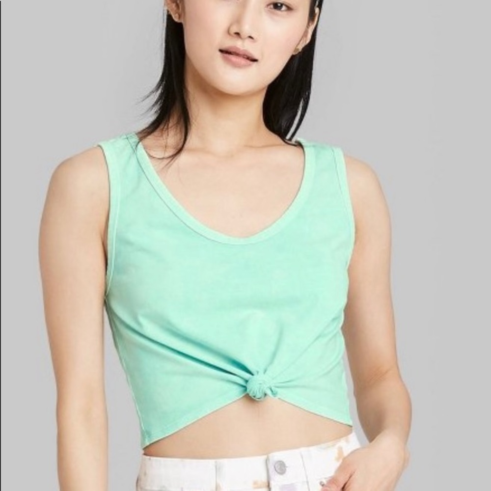 Cute crop top tank